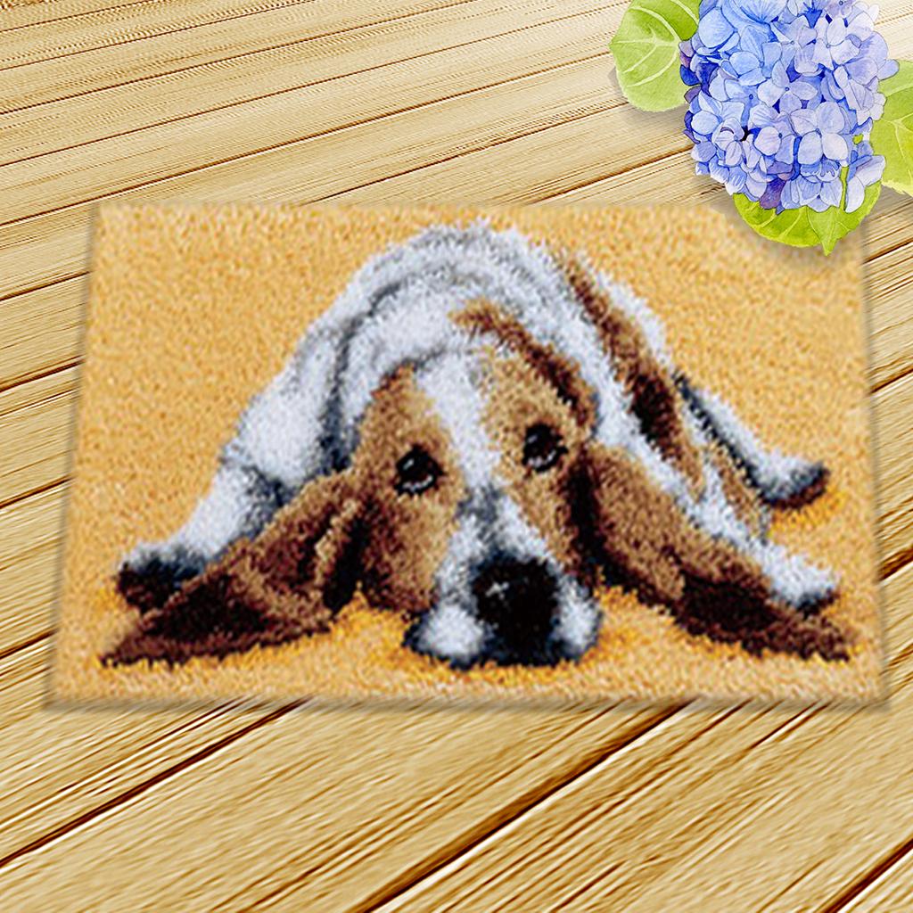 Yarn Home Decor - Tapis en crochet fait main avec