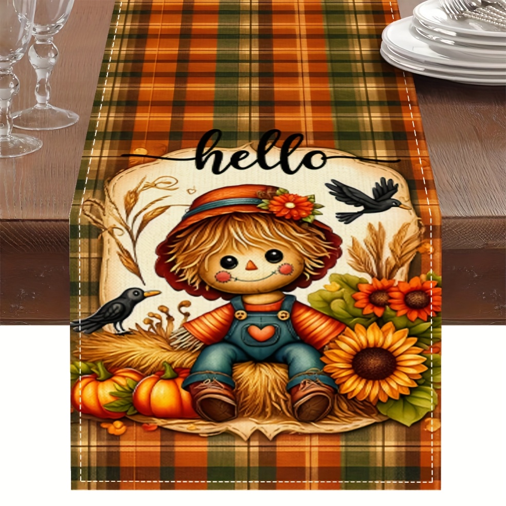 Home Decor Market - Drapeau de table sur le thème