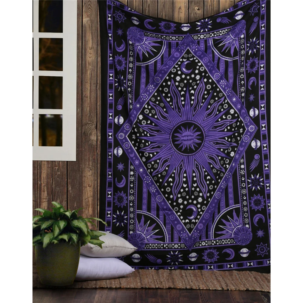 Home Decor Indonesia - Tapisserie de Mandala de Divination de