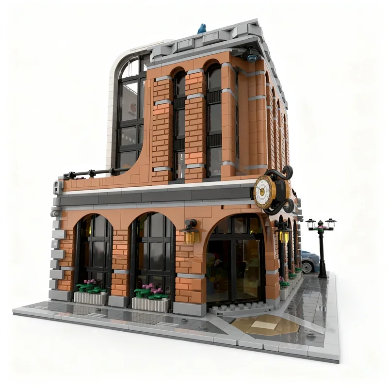 Home Decor Market - 3460 pièces MOC City Hot Street