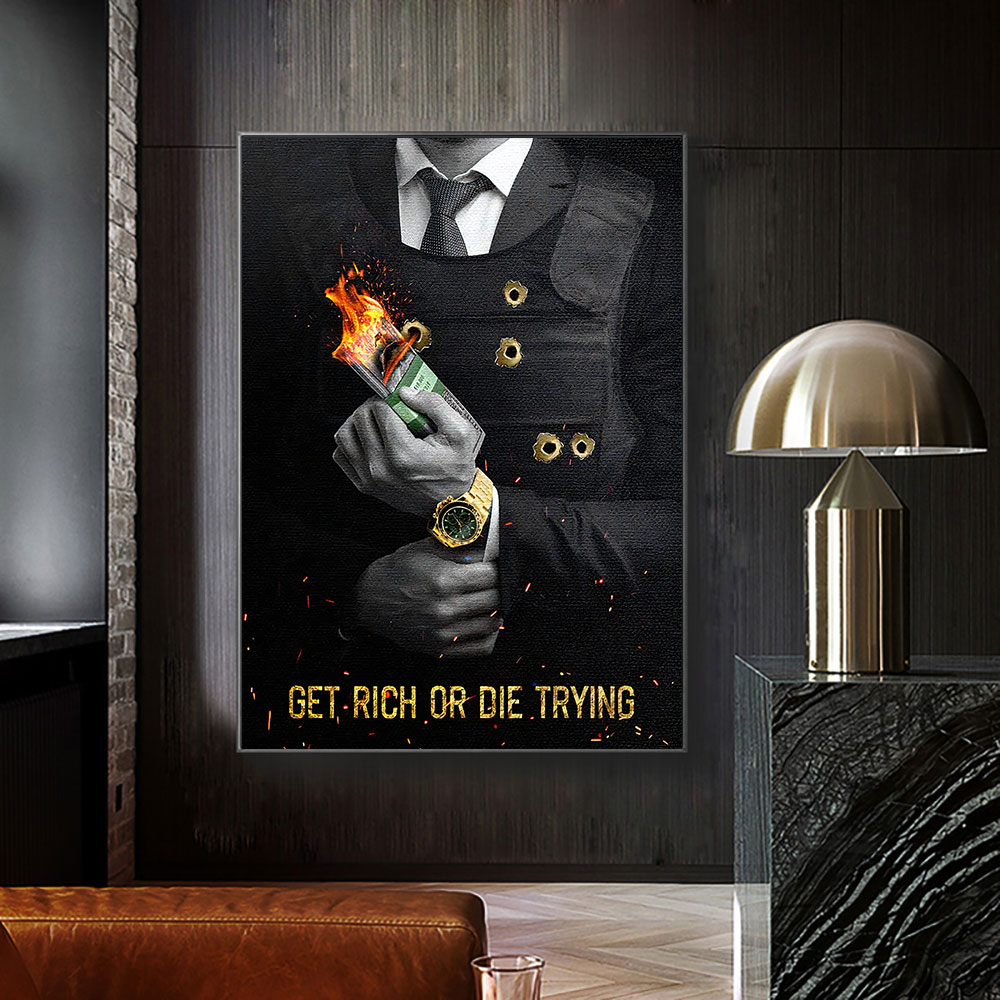 Home Decor Quotes On Wall - Affiche imprimée sur toile avec citation