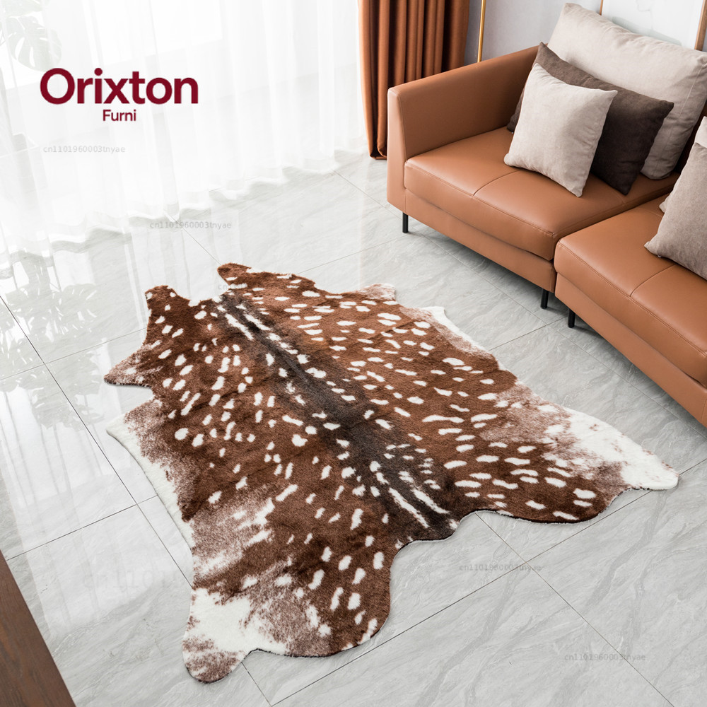Cowhide Rug Faux - Tapis de décoration tendance en velours