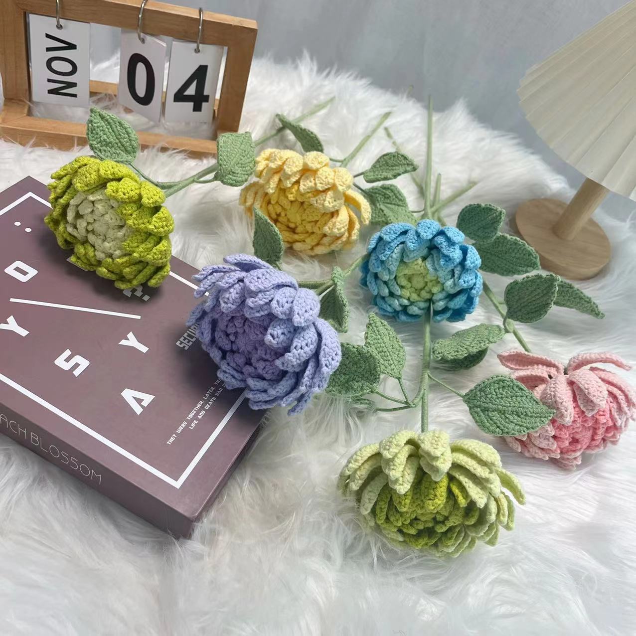Yarn Home Decor - Dahlia – Bouquet de produits finis