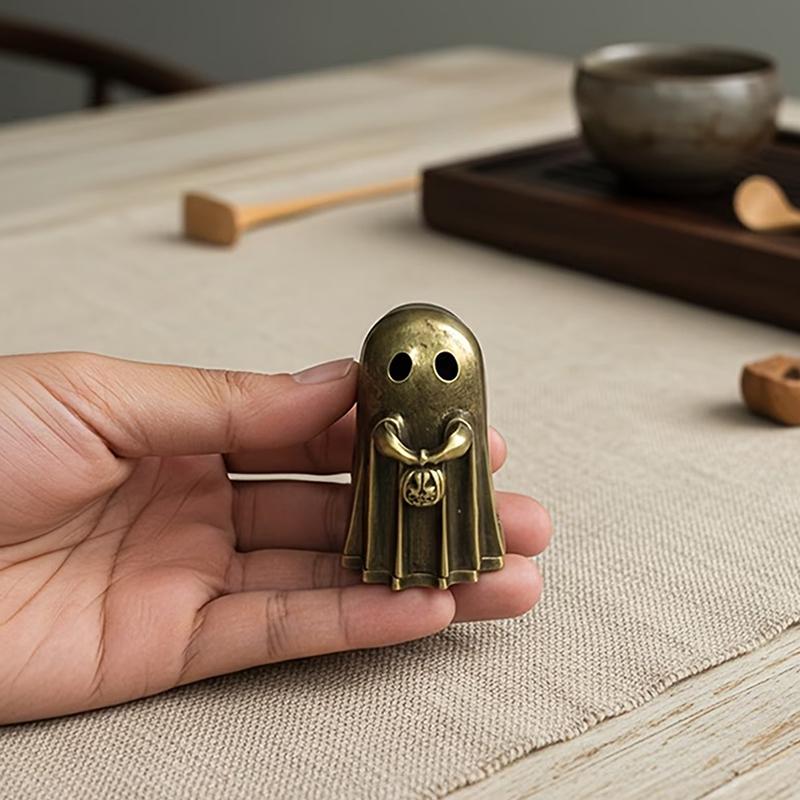 Home Decor Humacao - Nouveau Porte-encens Unique Citrouille Fantôme, Ornement