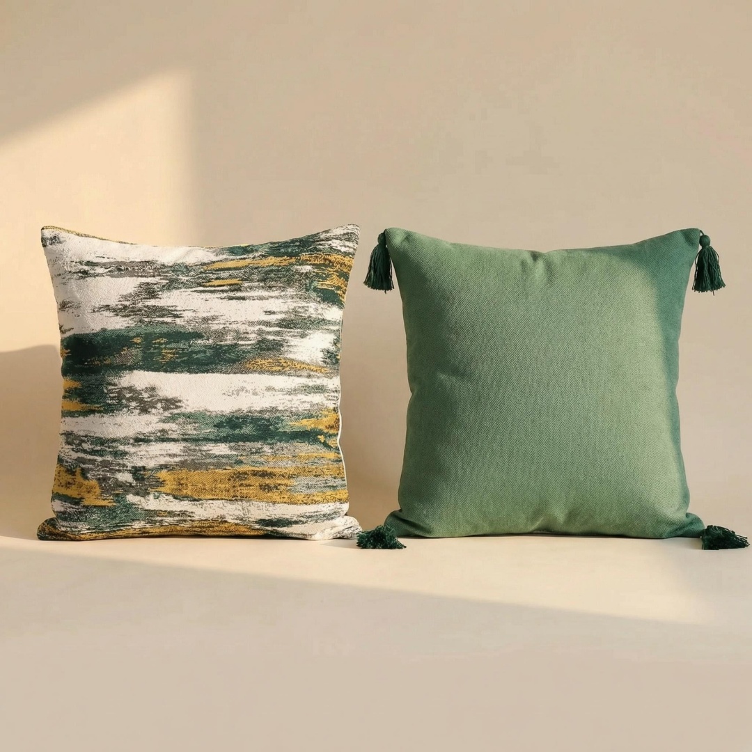 Yarn Home Decor - Coussin décoratif en coton et lin