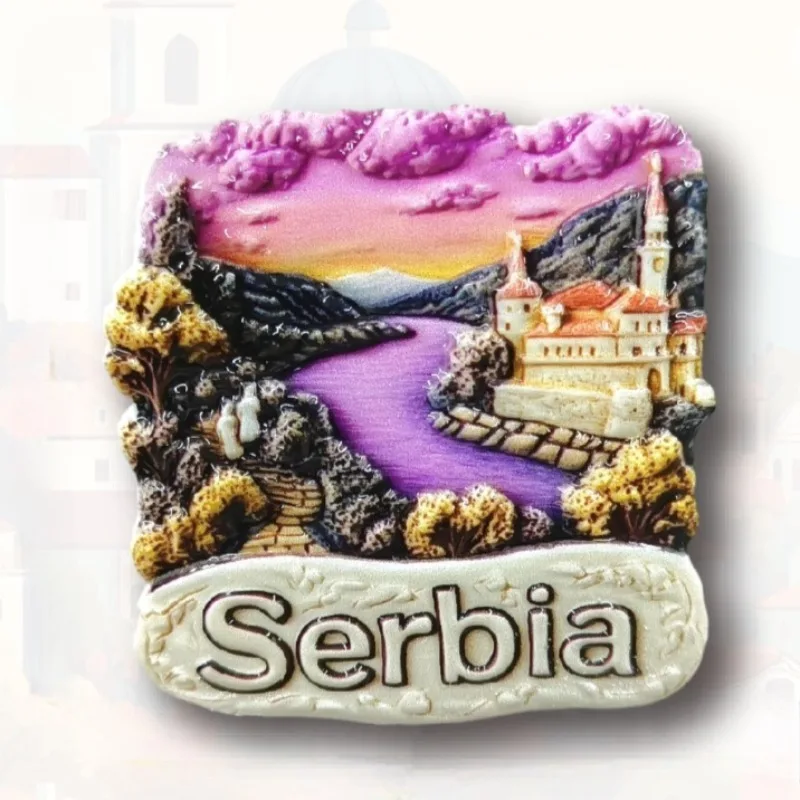 Home Decor Novi Sad - Serbie réfrigérateur autocollants Novi triste voyage