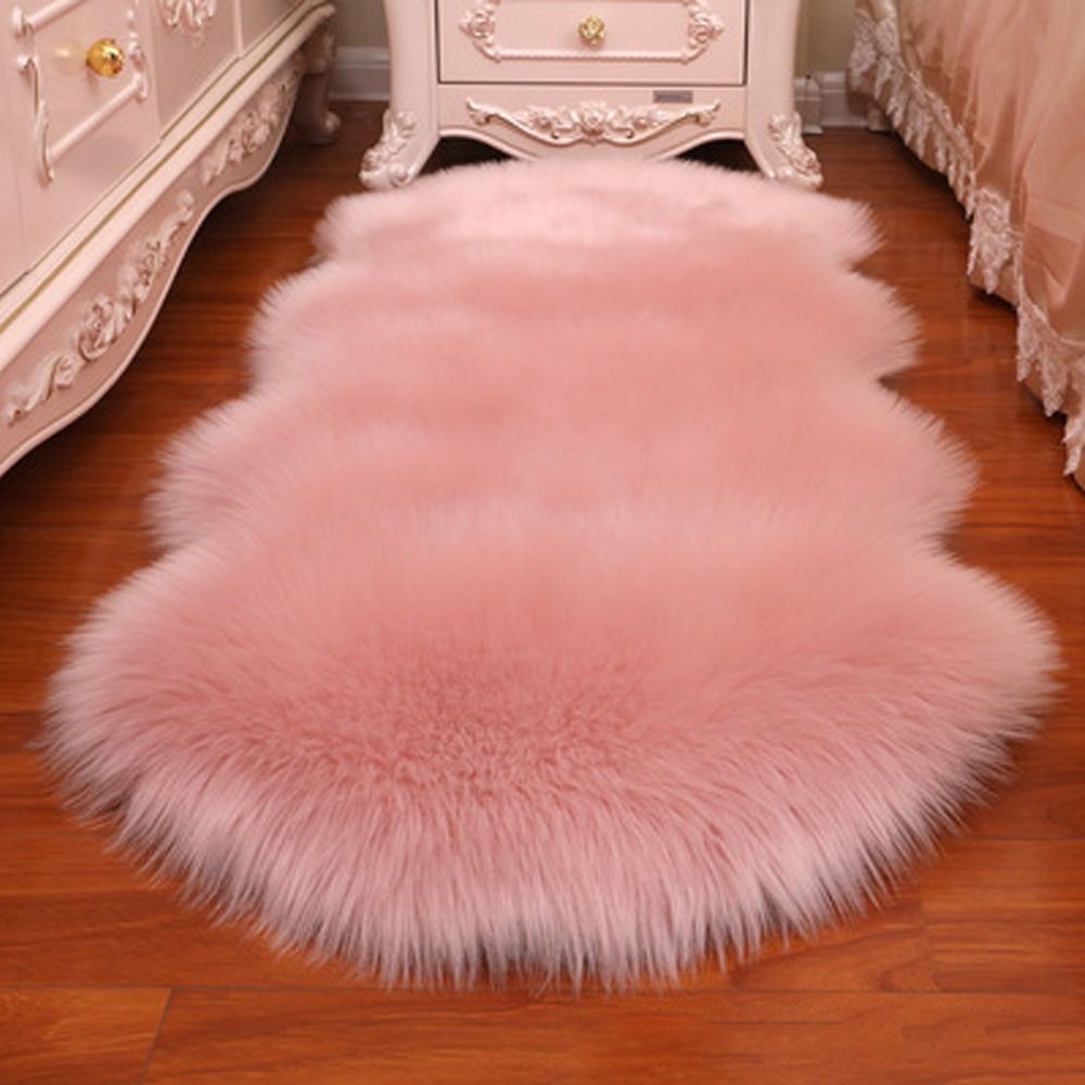 Cowhide Rug Faux - Peau de mouton artificielle cheveux longs