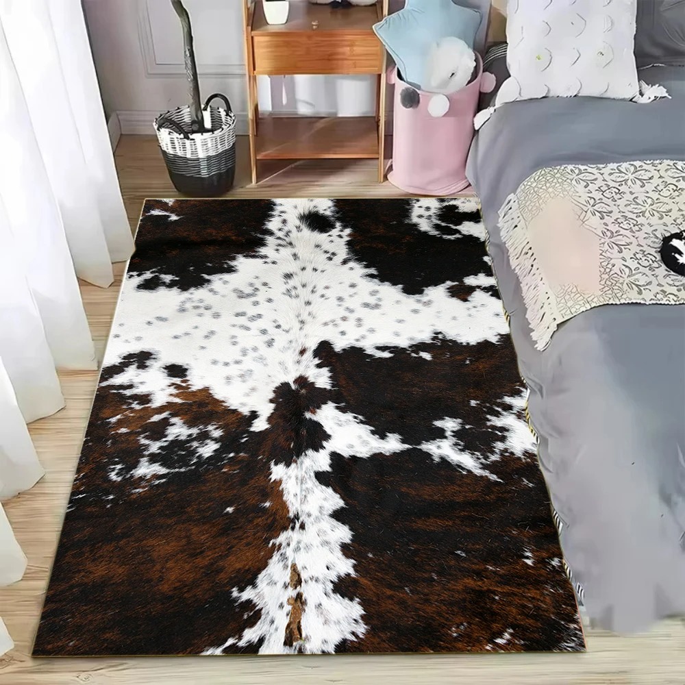 Cowhide Rug Faux - Tapis à motif simili cuir de