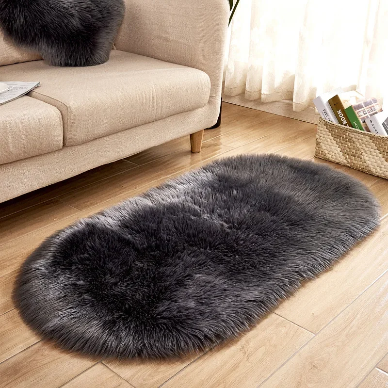 Cowhide Rug Faux - Tapis de luxe en fausse fourrure,