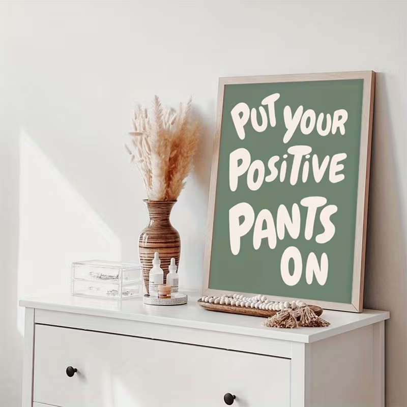 Impression sur toile de citati - Home Decor Quotes On Wall avis et prix