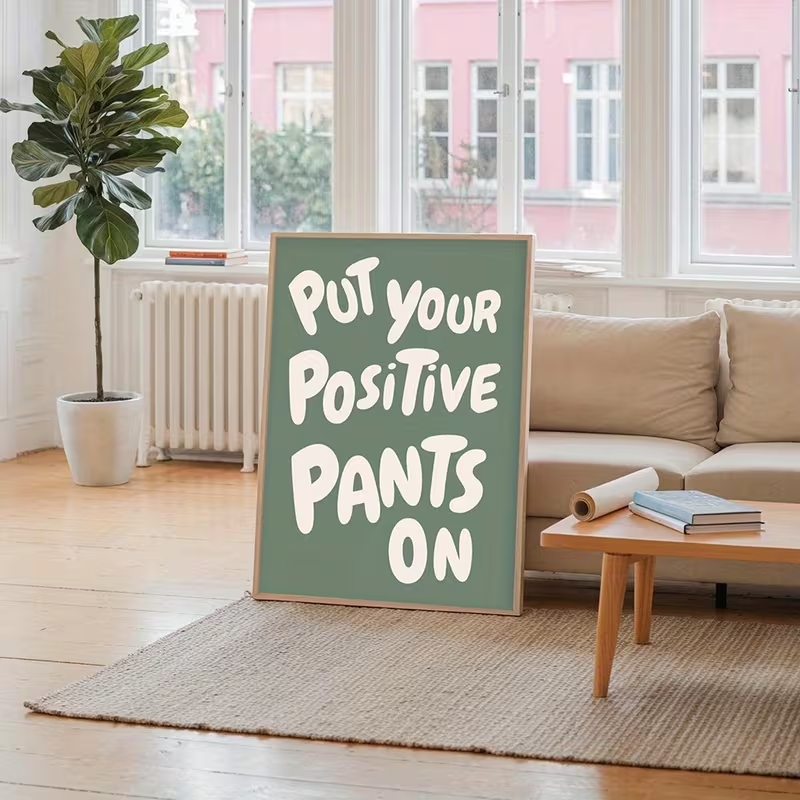 Impression sur toile de citati - Home Decor Quotes On Wall avis et prix