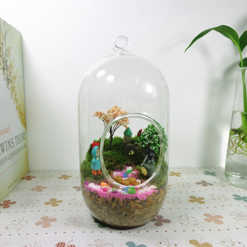 Lot de 2 Vases Cylindriques en - Terrarium Glass Bottle avis et prix