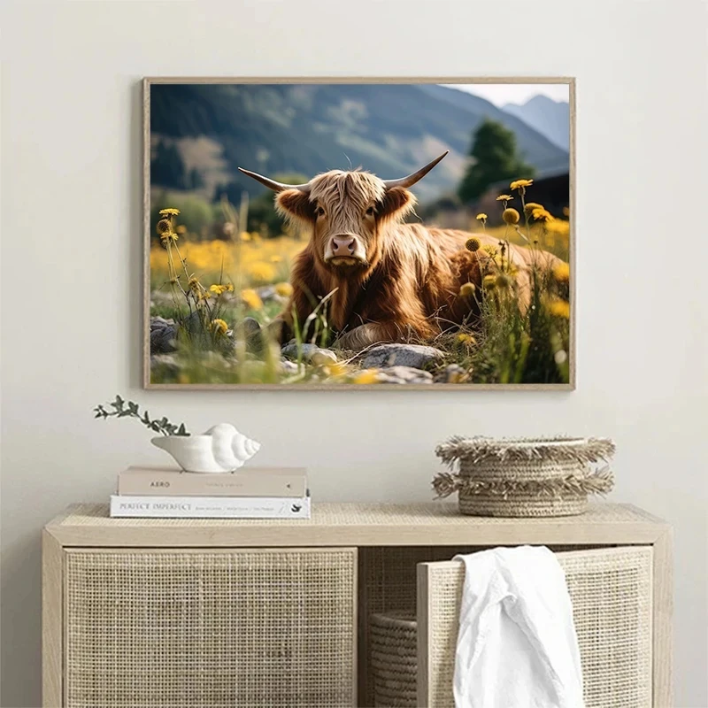 Affiche des Highlanders écossa - Watercolor Poster Print avis et prix