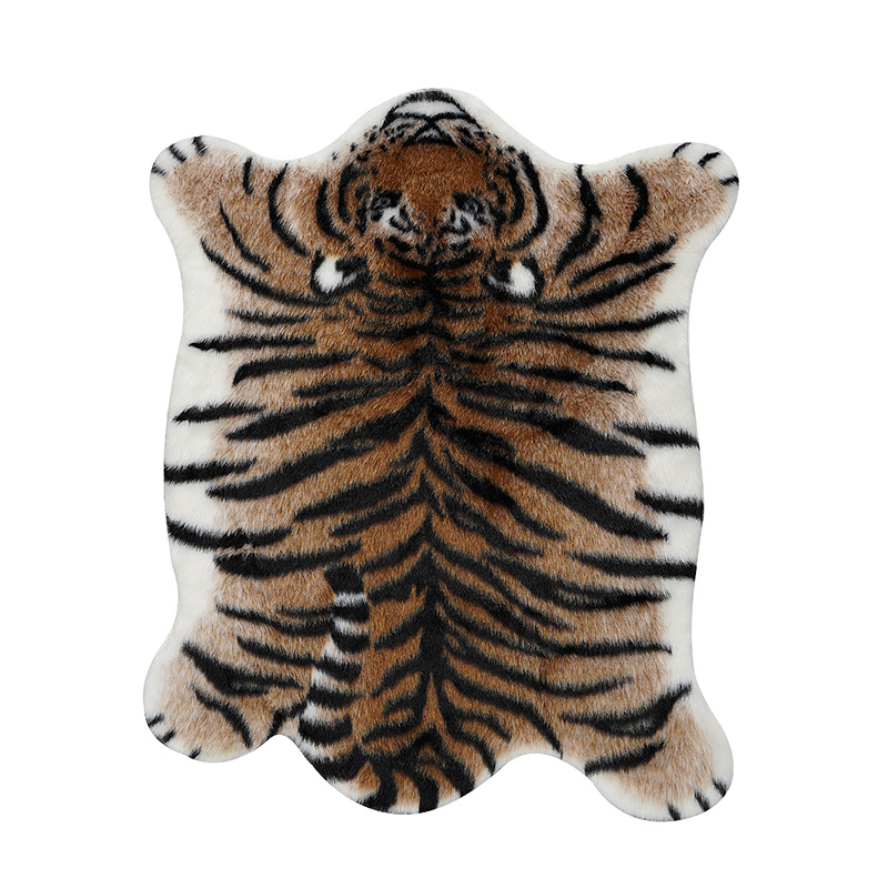 Nouveau tapis imprimé tigre pe - Cowhide Rug Faux avis et prix