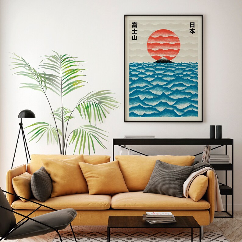 Affiche d'art contemporain jap - Watercolor Poster Print avis et prix