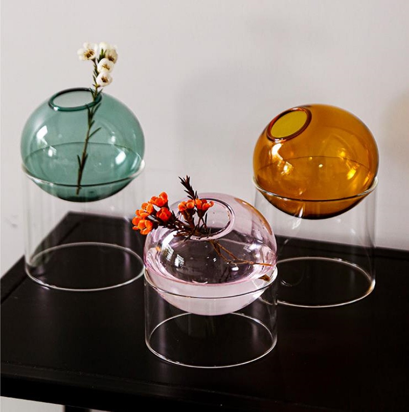 Mini Vase à fleurs rond, récip - Terrarium Glass Bottle avis et prix