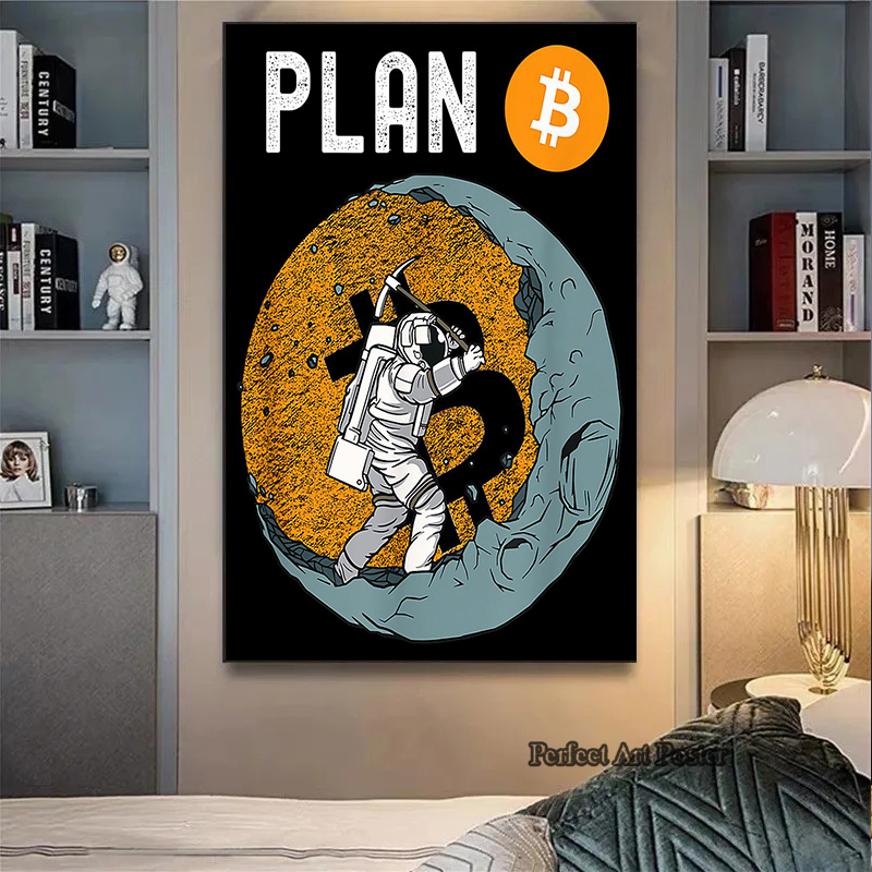 Affiche d'astronaute Crypto su - Home Decor Market avis et prix