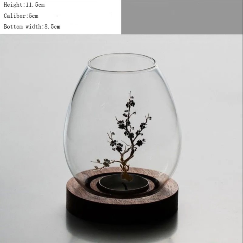 Support de bougie en verre tra - Home Decor Zen avis et prix