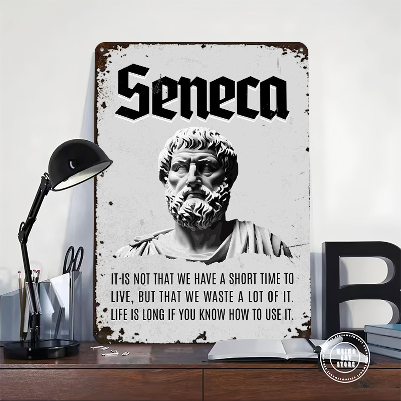 Seneca Stoic cite 4 affiche en - Home Decor Quotes On Wall avis et prix