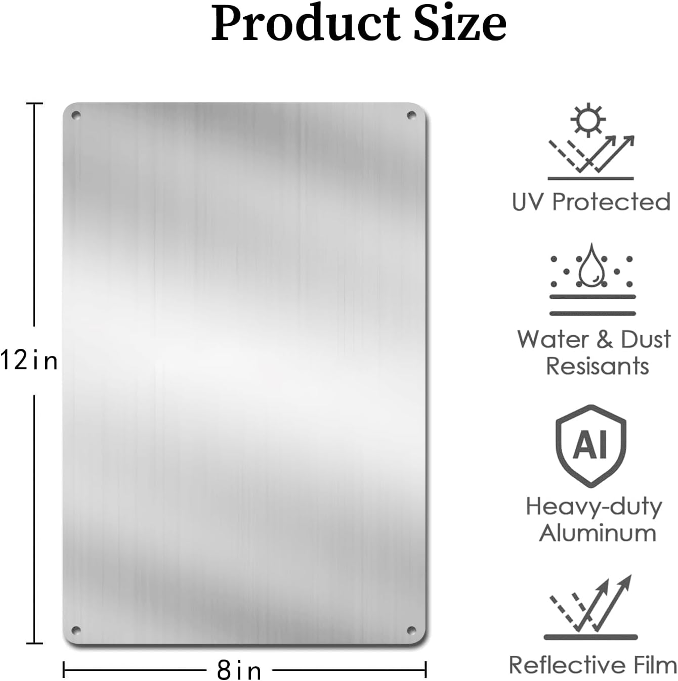 Plaque de barre en étain |   A - Home Decor Kolkata avis et prix