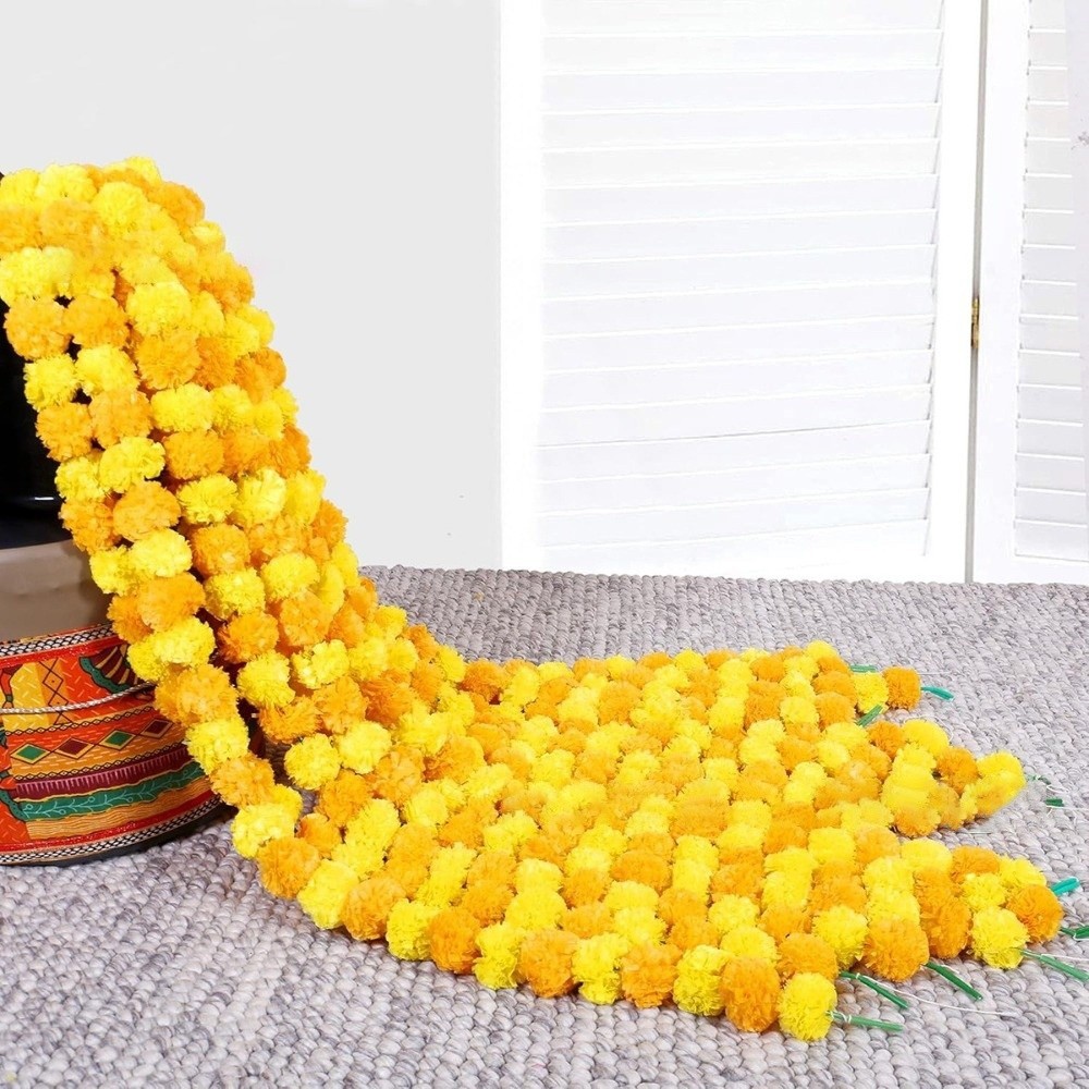 Guirlande de souci artificiell - Home Decor Indonesia avis et prix