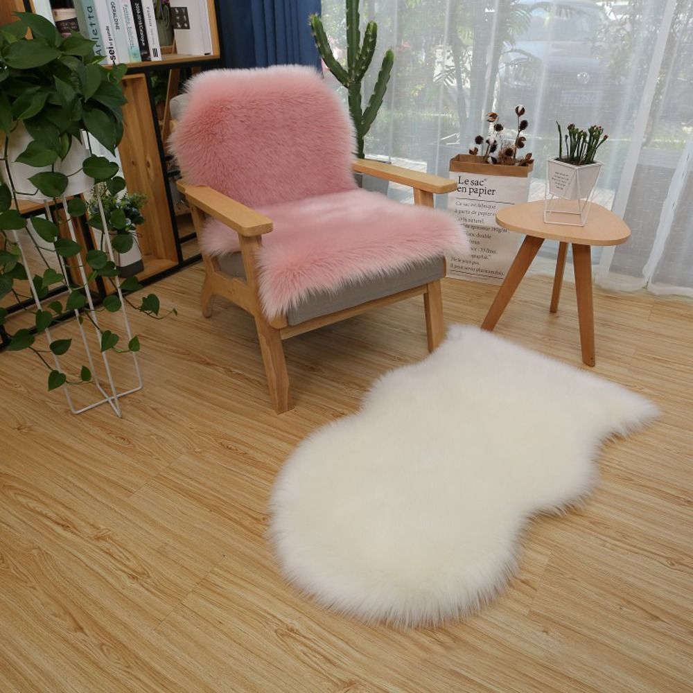Imitation laine antidérapante  - Cowhide Rug Faux avis et prix