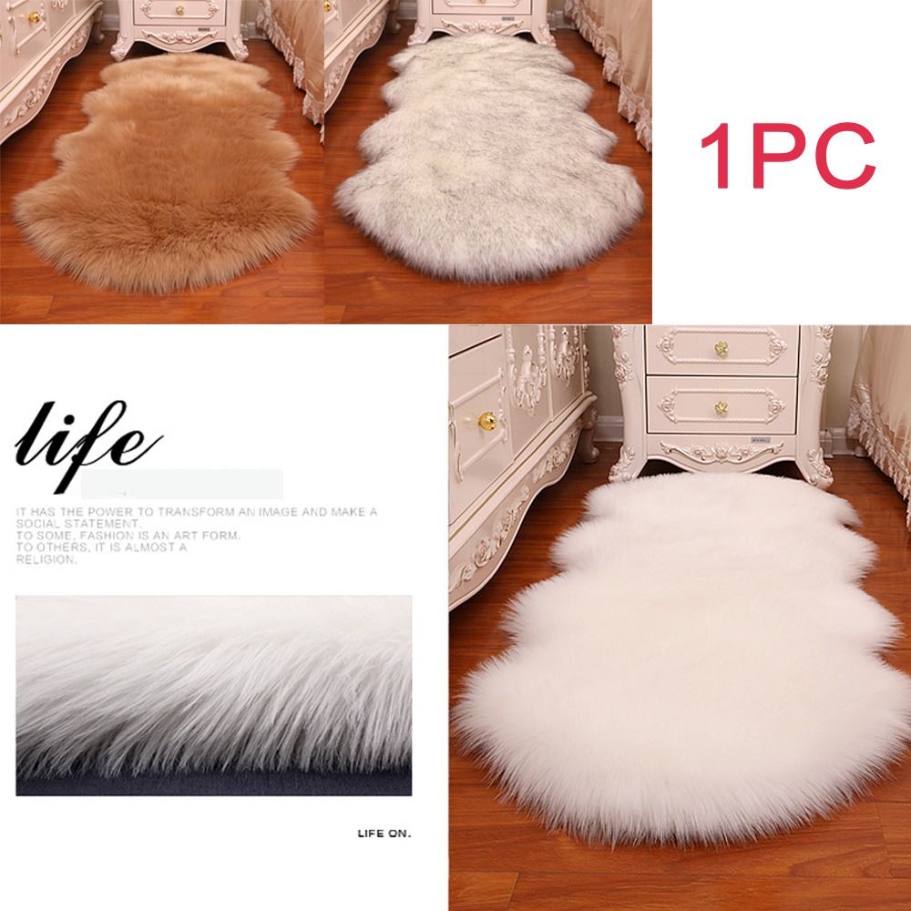 Imitation laine antidérapante  - Cowhide Rug Faux avis et prix