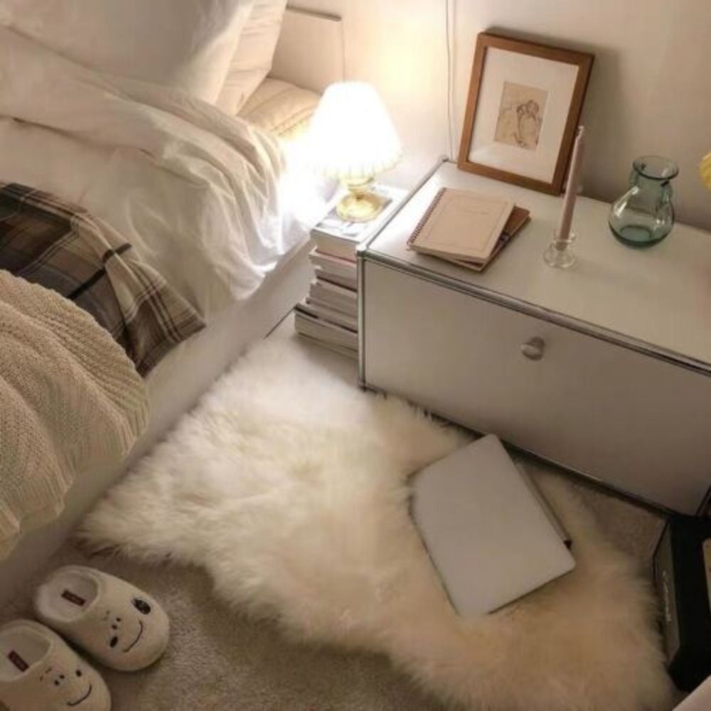 Tapis Shaggy Lea en peau de mo - Cowhide Rug Faux avis et prix