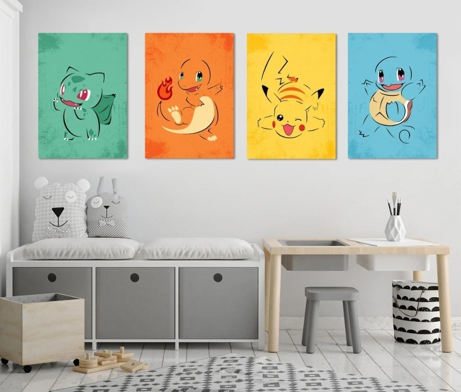 Affiche de dessin animé sans c - Watercolor Poster Print avis et prix