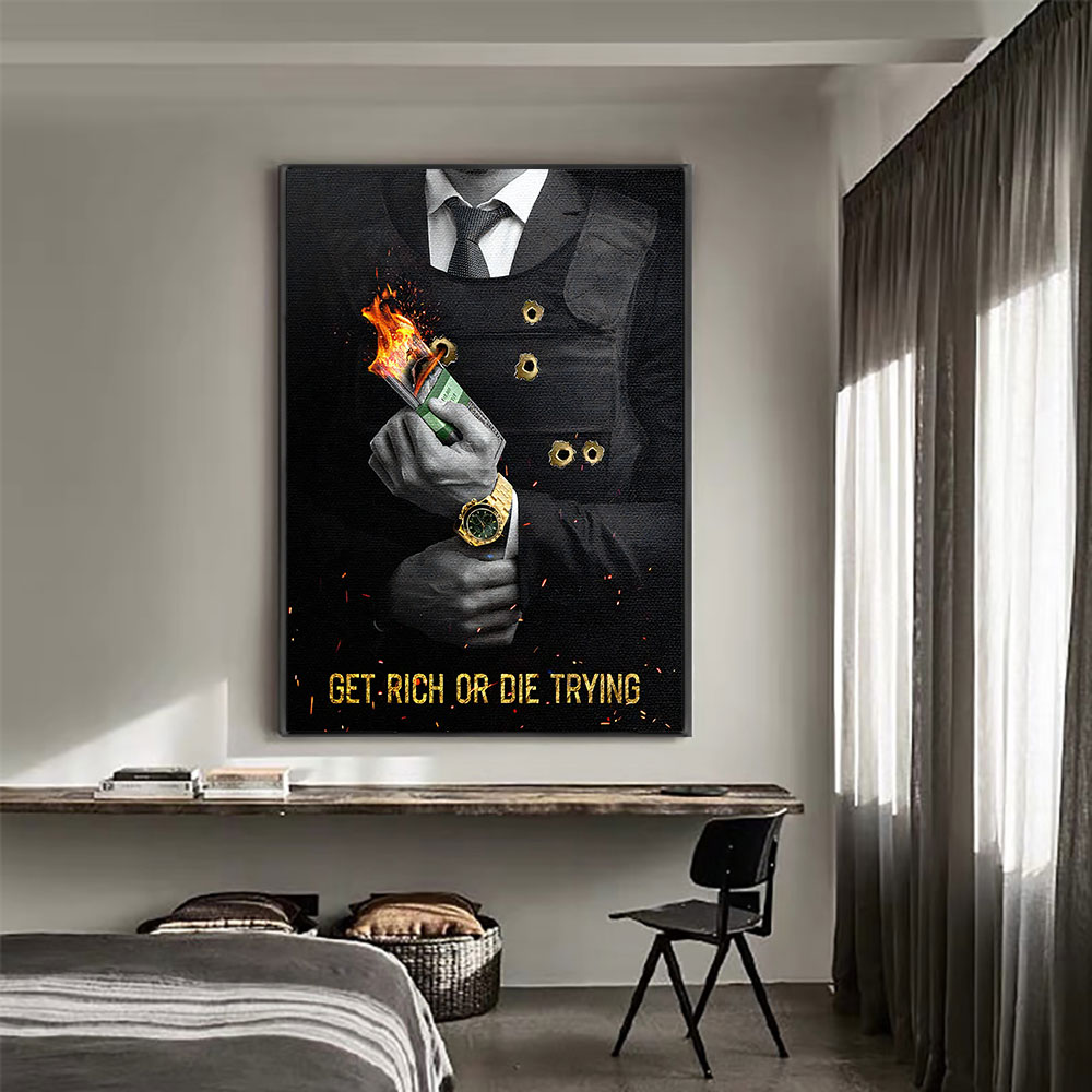Affiche imprimée sur toile ave - Home Decor Quotes On Wall avis et prix