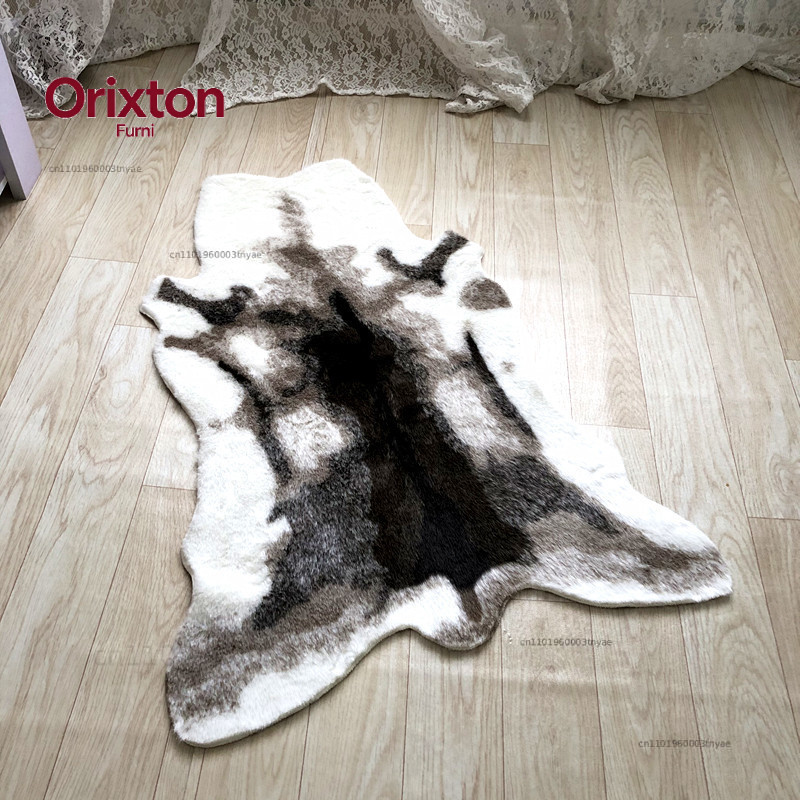 Tapis imprimé tigre, tapis ant - Cowhide Rug Faux avis et prix