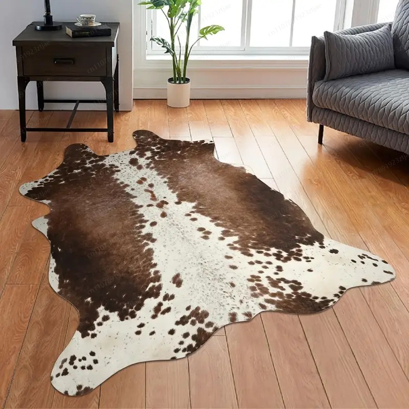 Tapis en Faux Cuir de Vache La - Cowhide Rug Faux avis et prix