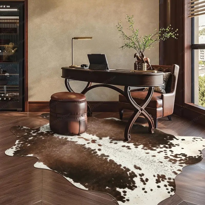 Tapis en Faux Cuir de Vache La - Cowhide Rug Faux avis et prix
