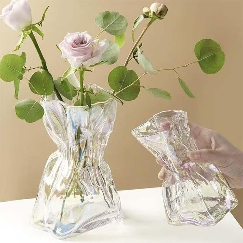 Vase en verre transparent créa - Terrarium Glass Bottle avis et prix