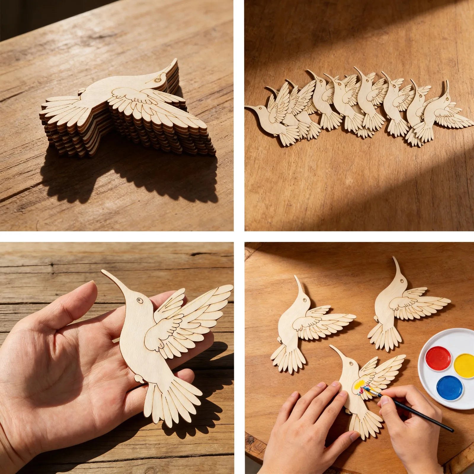 10 pièces de découpes en bois  - Home Decor Painting avis et prix