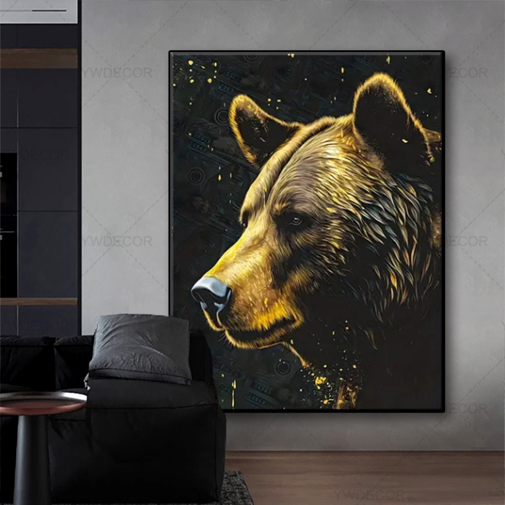 Toile de peinture d'animaux de - Home Decor Market avis et prix