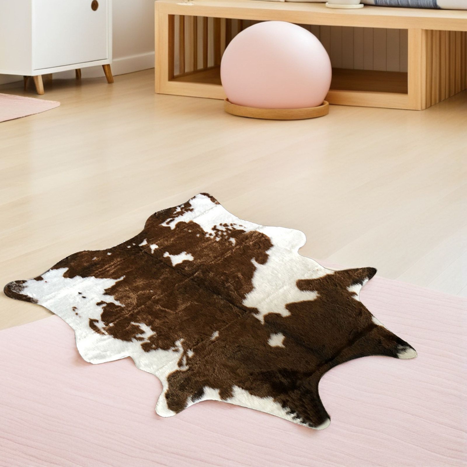 Tapis en similicuir, tapis en  - Cowhide Rug Faux avis et prix