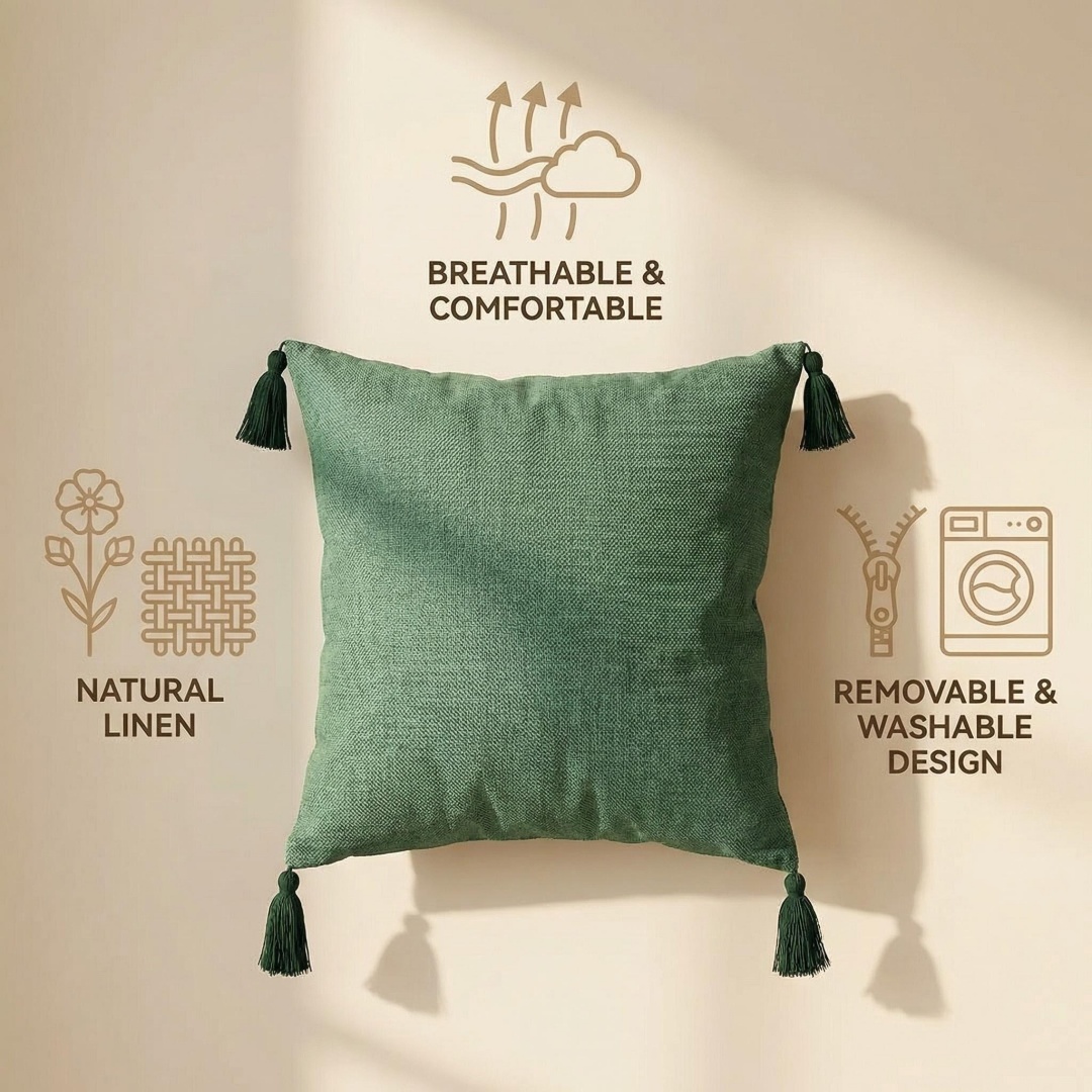 Coussin décoratif en coton et  - Yarn Home Decor avis et prix