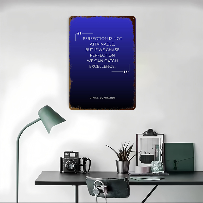 Poster métallique avec citatio - Home Decor Quotes On Wall avis et prix