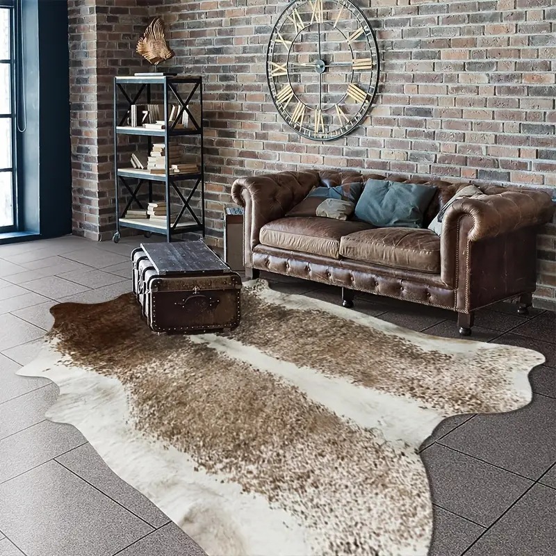 Tapis épais en fausse fourrure - Cowhide Rug Faux avis et prix