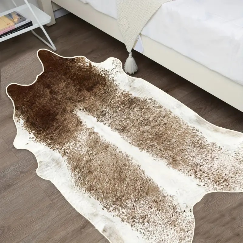 Tapis épais en fausse fourrure - Cowhide Rug Faux avis et prix