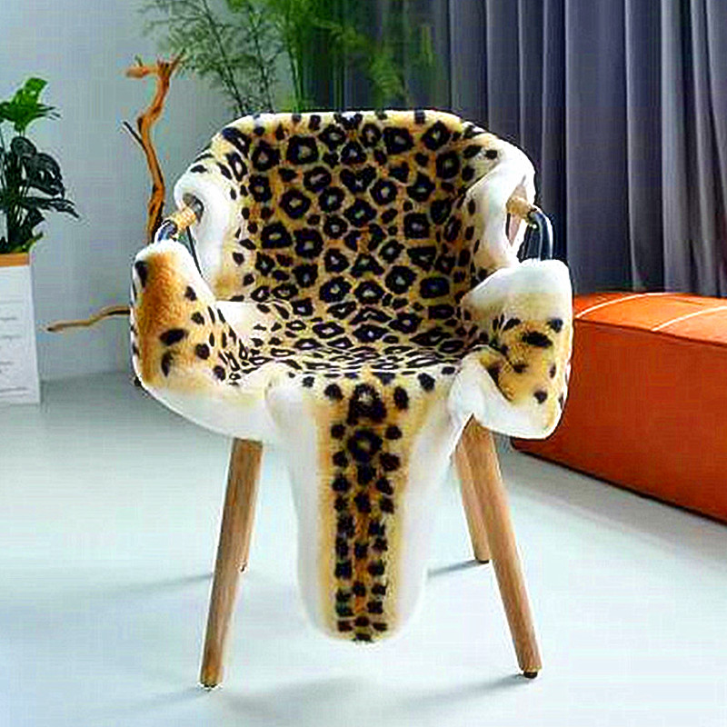 Grand tapis imprimé léopard en - Cowhide Rug Faux avis et prix