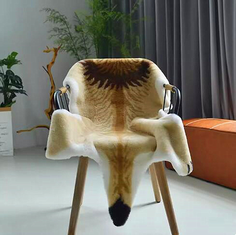 Grand tapis imprimé léopard en - Cowhide Rug Faux avis et prix