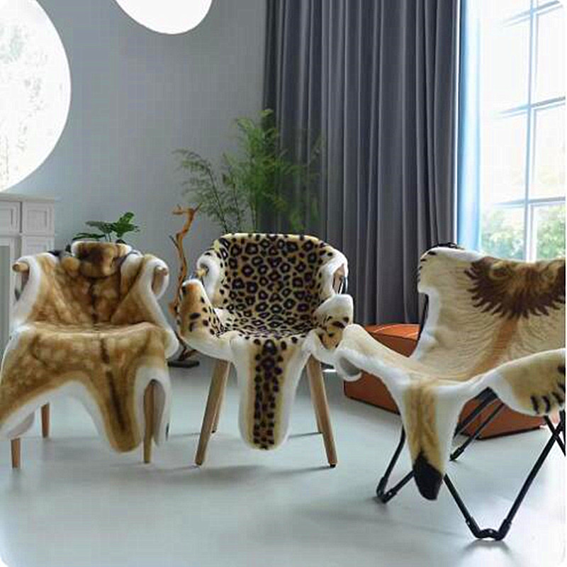 Grand tapis imprimé léopard en - Cowhide Rug Faux avis et prix