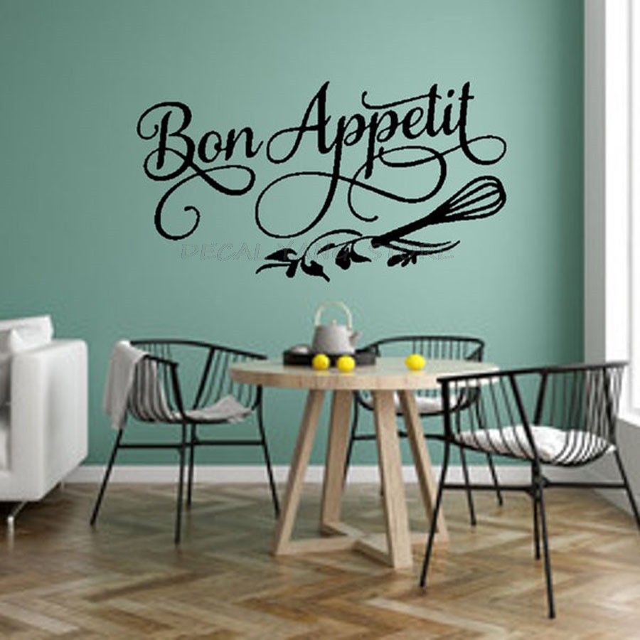 Bon appétit mur décalcomanie s - Home Decor Indonesia avis et prix