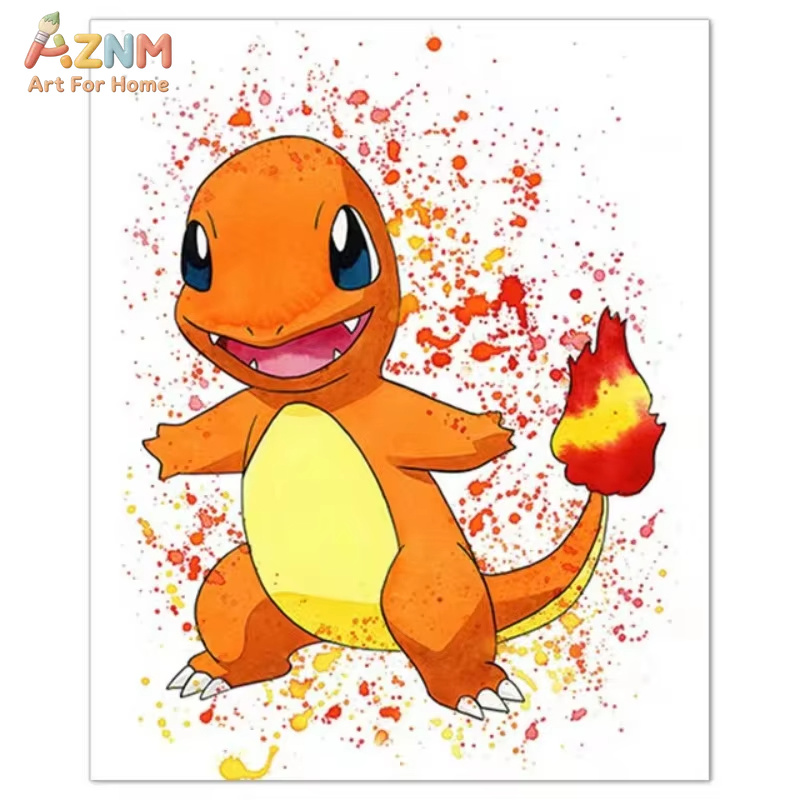 Peinture sur toile Anime Pokem - Watercolor Poster Print avis et prix