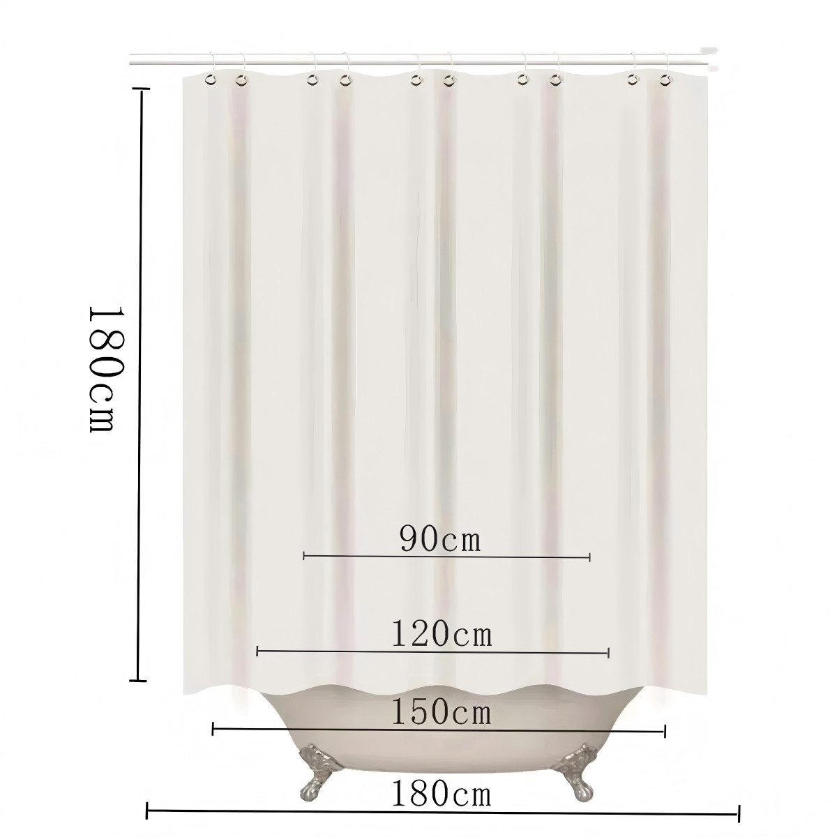 Joli rideau de douche pour ani - Home Decor Market avis et prix